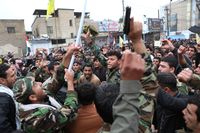 Betogers in Basra eisen dat Turkije zich terugtrekt uit het noorden van Irak.