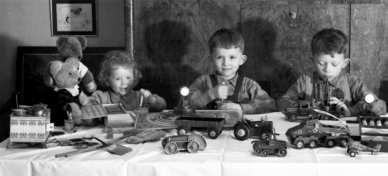 A Brief Pictorial Account of What Children Got for Christmas Decades Ago