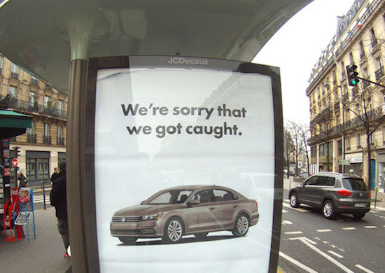 Volkswagen voor lul gezet tijdens klimaattop Parijs