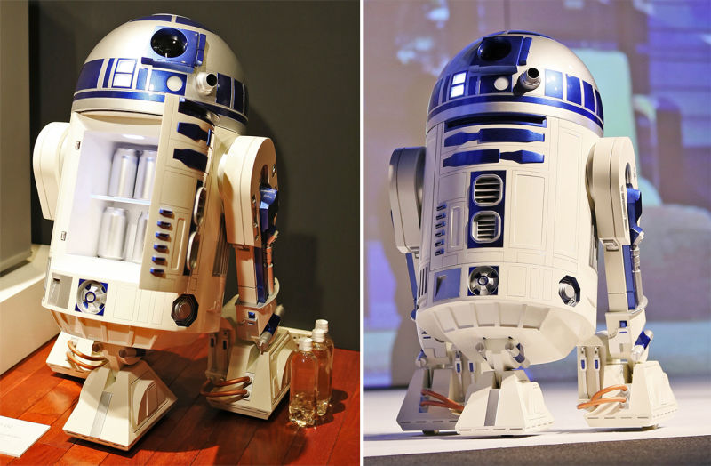 The Only Thing Cooler Than a R2-D2 Fridge Is an R2-D2 Fridge With a Built-In Projector