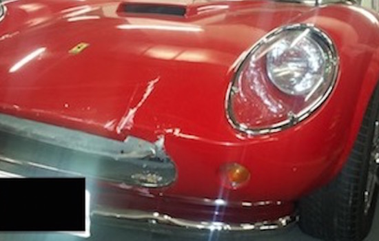Ferrari 250 California kapotgereden door valet parker?