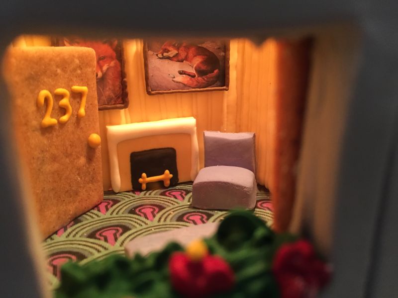 I Hope No One Tries to Hack This Shining-Inspired Gingerbread Hotel to Pieces