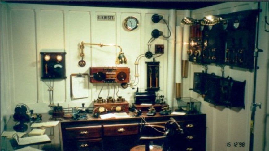 Радиорубка, созданная по проекту Маркони на корабле «Титаник»