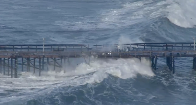 Is This California Pier the First Victim of El Niño?