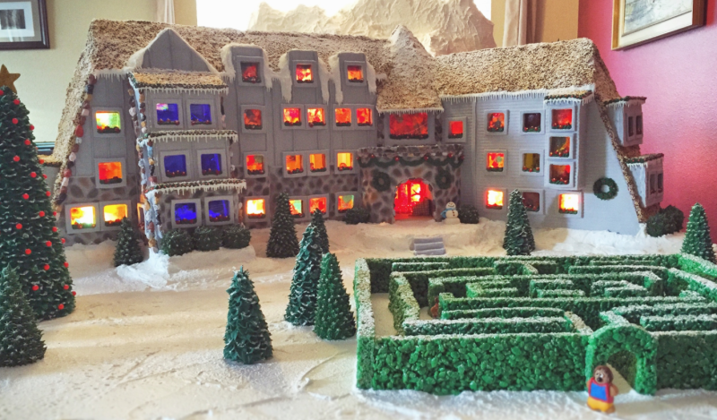 I Hope No One Tries to Hack This Shining-Inspired Gingerbread Hotel to Pieces