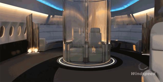 Opulent Air Travel Is Reaching a New Level of Lunacy with Seats On Top of the Plane