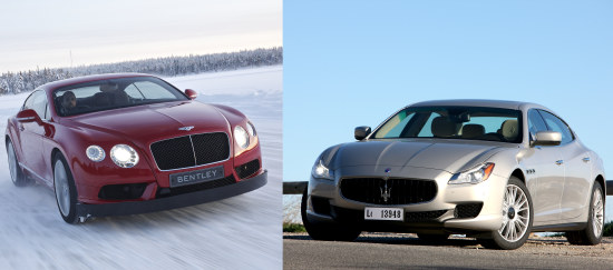Bentley en Maserati recall