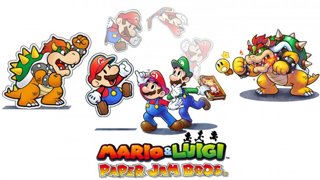 Mario Luigi Paper Jam Bros 01