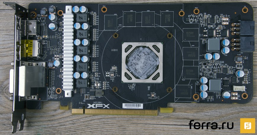 Печатная плата XFX Radeon R9 380X