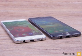 Нижняя грань Samsung Galaxy A3 и A5 (2016)