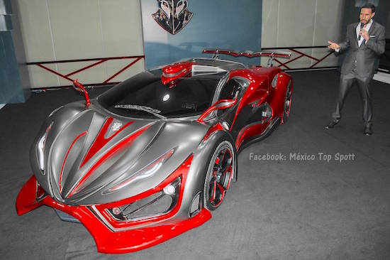 Inferno Exotic Car: auto van metaalschuim levert 1.400 pk