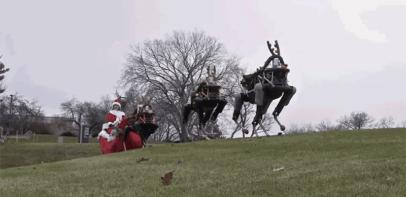 Boston Dynamics' Robo-Dogs Pulling a Sleigh Is a Terrifying Glimpse of the Future
