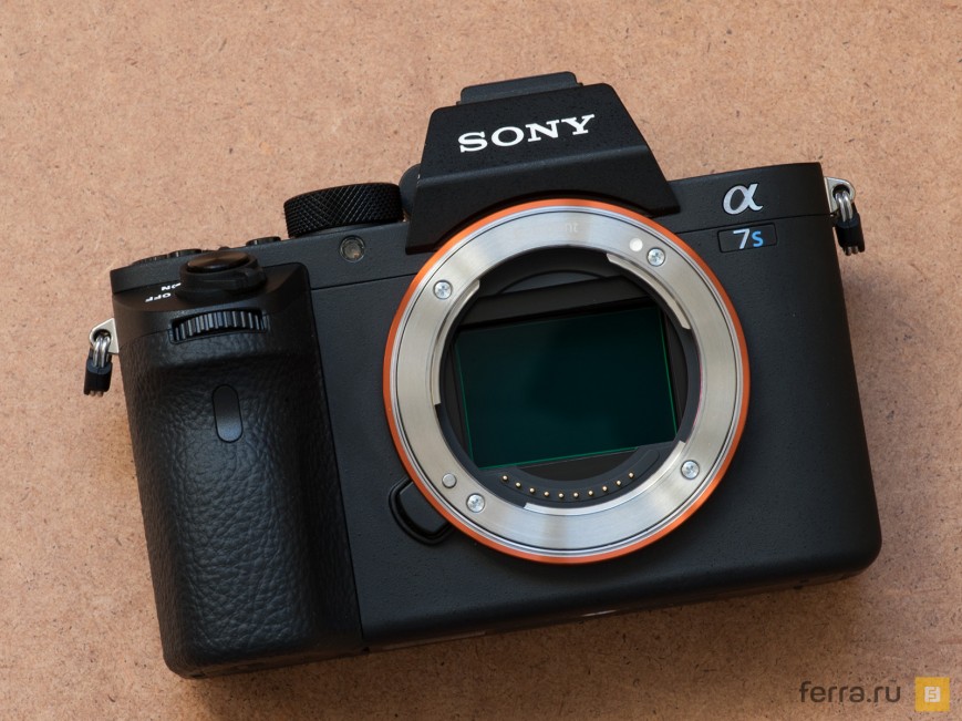 Сенсор и металлический байонет Sony Alpha A7S II