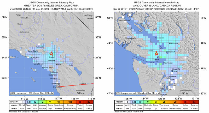 A Pair of Tremors Highlight the Different Types of West Coast Earthquakes
