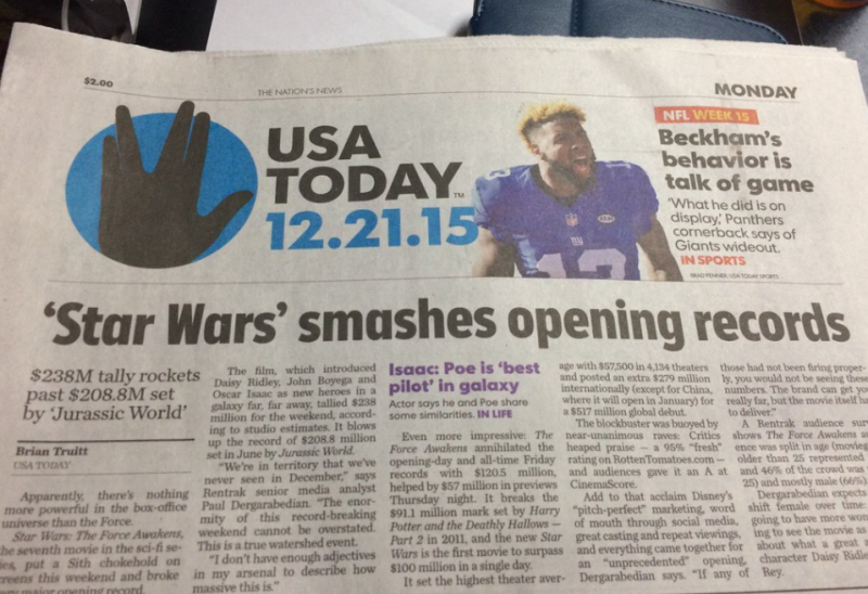 Obviously There Are a Bunch of Trekkies Designing USA Today