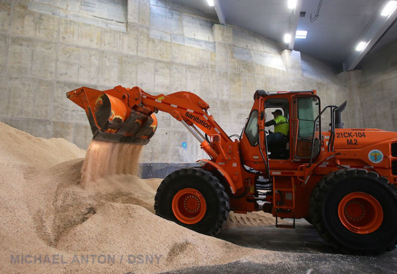 NYC's Road Salt Is Being Stored in a Building That Looks Like a Giant Crystal