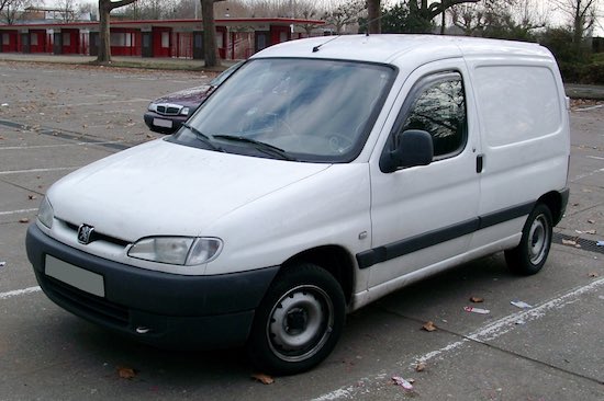 Een Peugeot Partner uit 1997