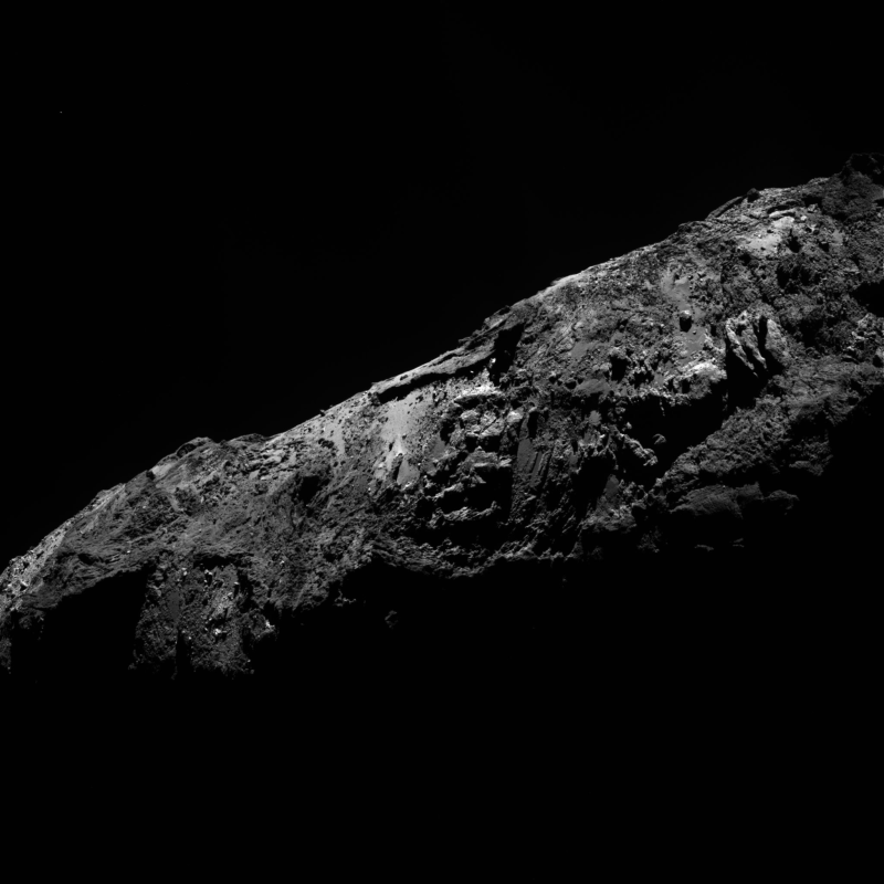 The ESA's Latest Image From Rosetta Shows Off A Rugged Surface 