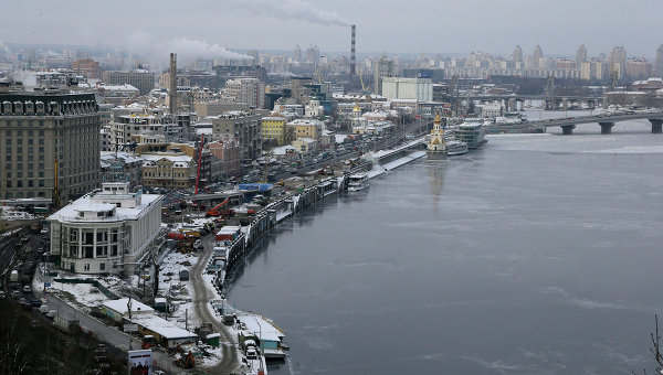 Вид Киева. Архивное фото.