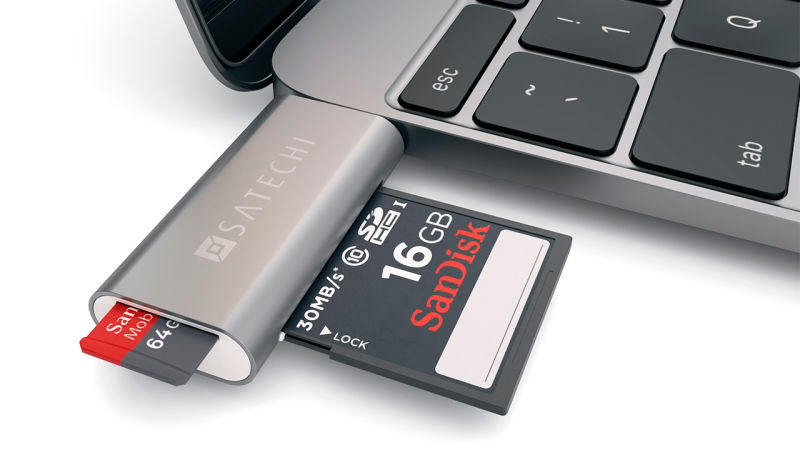 Here's the Tiny USB-C Card Reader Your 12-Inch MacBook Desperately Needs
