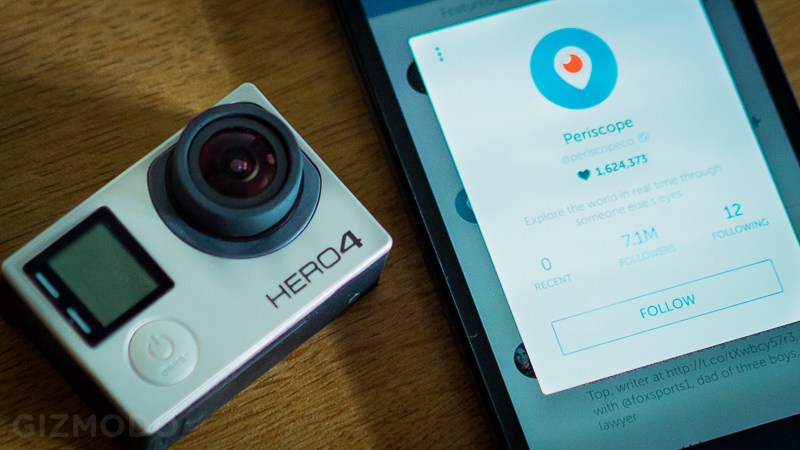 You Can Now Livestream Your GoPro Stunts Directly to Periscope 