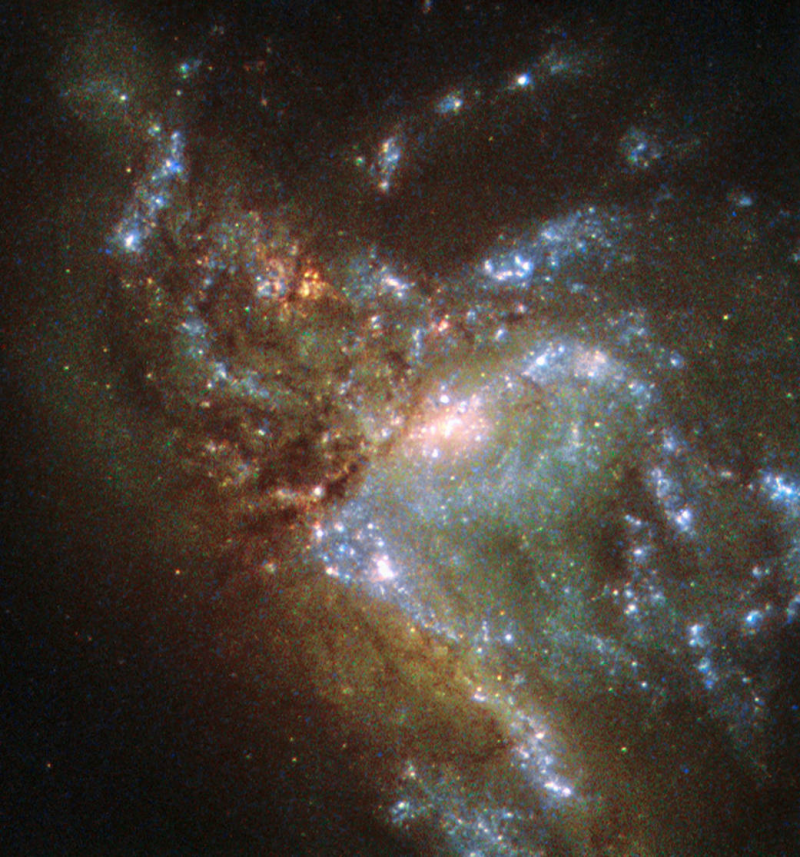This Is What Two Galaxies Look Like When They Merge Together As One