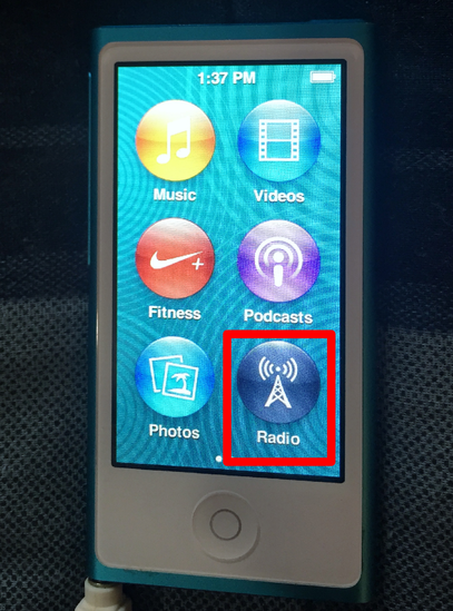 Image titled Access the FM Radio on an iPod Nano Step 4.png