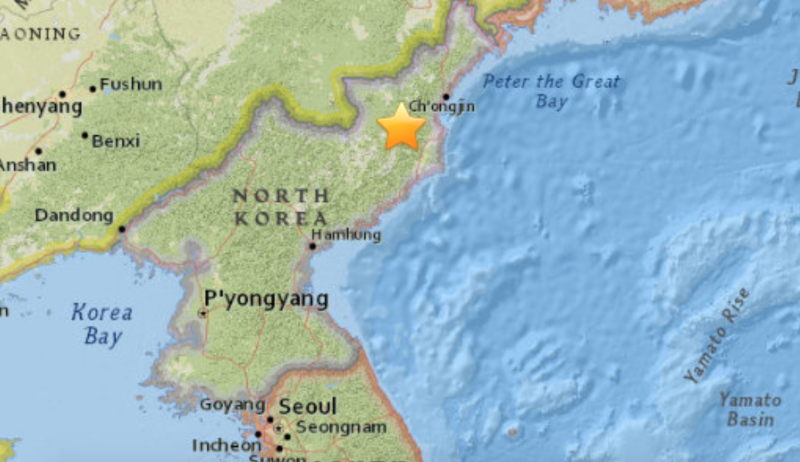 Earthquake Detected Near North Korea's Nuclear Test Site