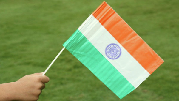 Флаг Индии. Архивное фото