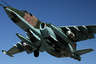 Российские штурмовики Су-25 взлетают с сирийской авиабазы Хмеймим