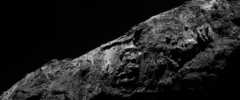 The ESA's Latest Image From Rosetta Shows Off A Rugged Surface 