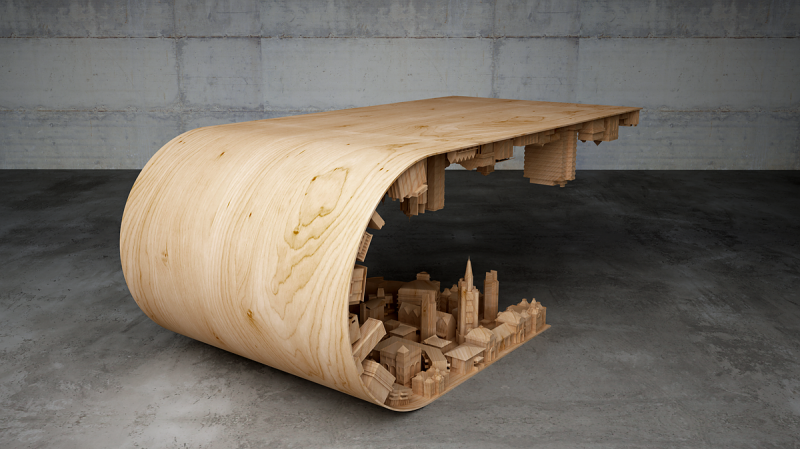 Practical 3-D Printing Looks Like a Crazy $4,500 Coffee Table