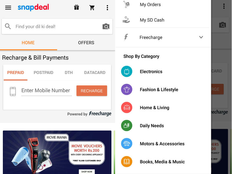 Snapdeal Unveils Revamped Android and iOS Apps