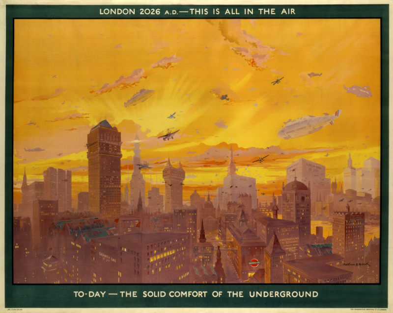 This 1926 Poster Predicts London's Transportation Future