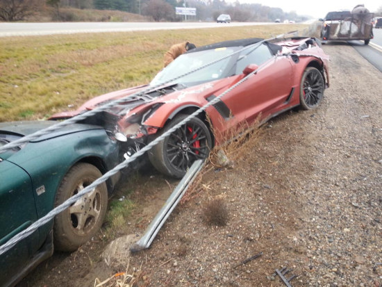 Corvette crash