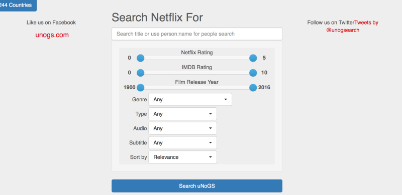 This Site Lets You Search the Worldwide Netflix Library