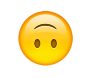 upside down emoji