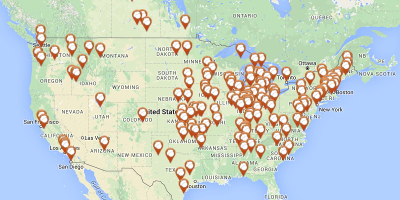 This Map Shows Power Outages Caused by Cyber-Terrorist Squirrels  
