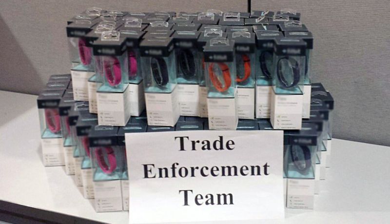 $35,000 Worth of Fake Fitbits Seized at US Border