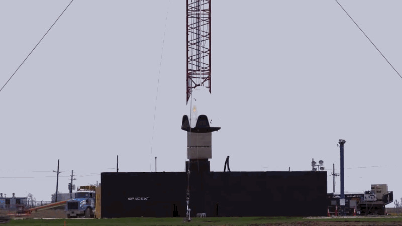 SpaceX's Crew Dragon Rocks Latest Hover Tests