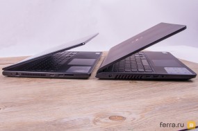левая грань Dell Inspiron 5559 (слева) и 7559 (справа)