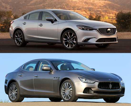 Mazda versus Maserati