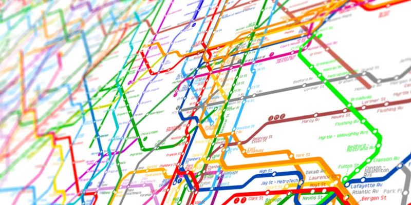 The World Metro Map Combines 214 Subway Systems Into One Glorious Mess