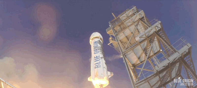 Blue Origin Relaunched the Rocket it Landed in November