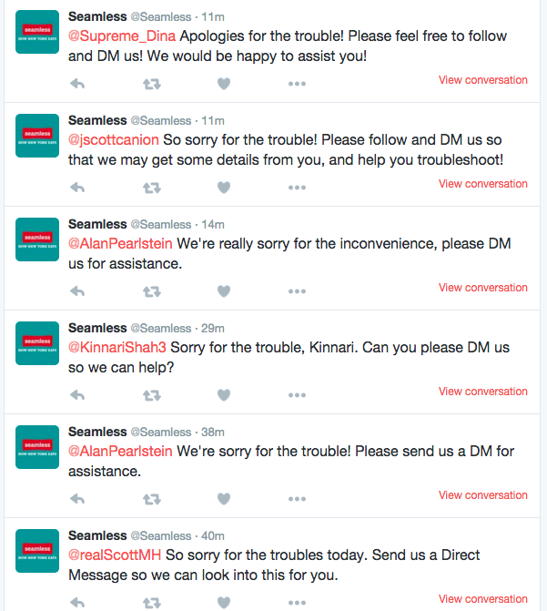 Seamless Is Down and We're All Going to Starve 