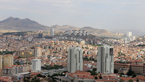 Вид на Анкару, Турция. Архивное фото