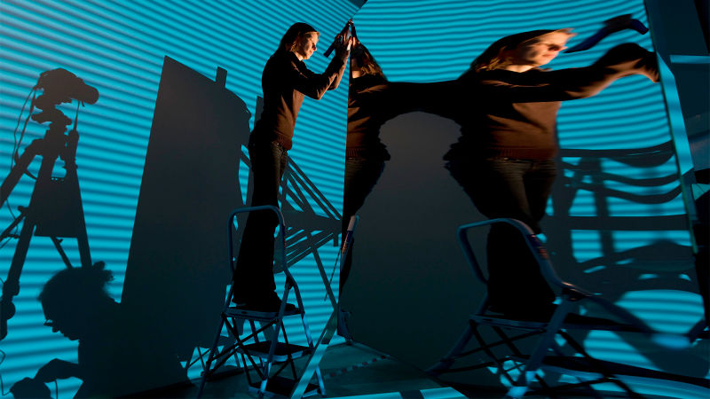 Is This Alice in Mirrorland? Nope, It's How You Test a Solar Mirror
