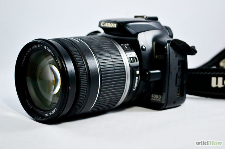 Image titled Attach a Camera Lens to a Canon Intro