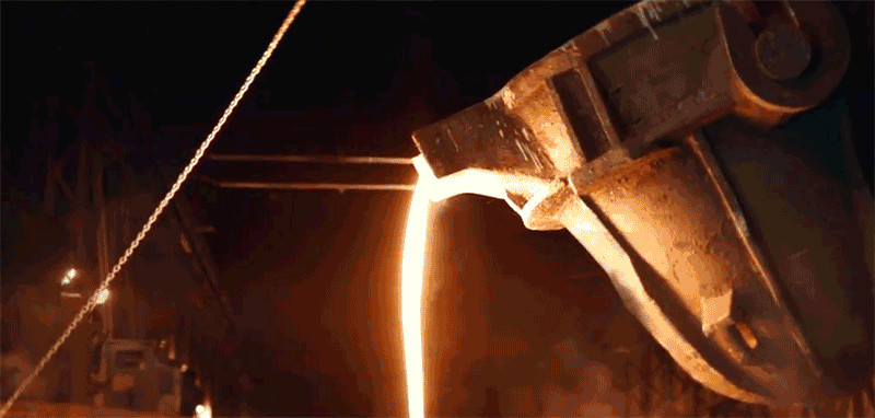 Watch a Snowball Miraculously Survive a Bath in Molten Steel