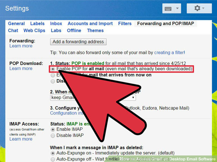 Image titled Access Gmail on Desktop Email Software Step 4